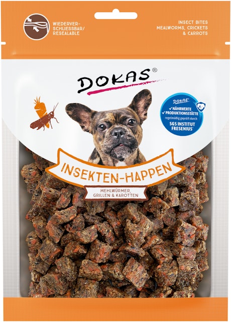 DOKAS Insekten-Happen 100g HundesnacksVorschaubild