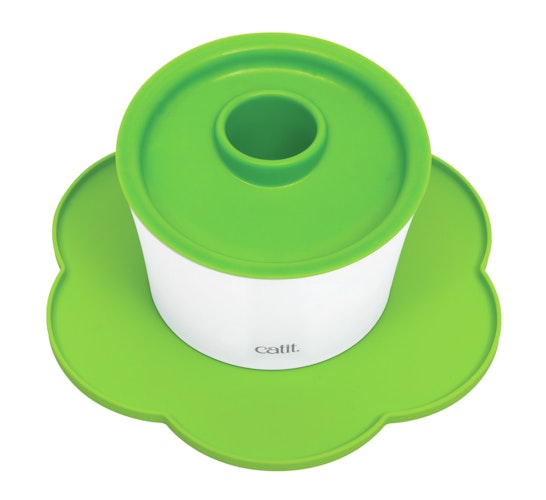 catit Silikonmatte in Blumenform ca. 30 Centimeter Katzennapfunterlage