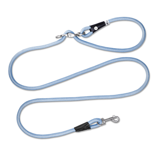 Curli Vario Comfort Leine Skyblue