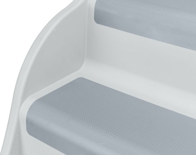 TRIXIE Treppe, Kunststoff, 38,5 × 60 × 79 cm, hellgrau