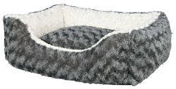 TRIXIE Kuschelbett Kaline 50 x 40 Centimeter grau/creme Katzenliegeplatz