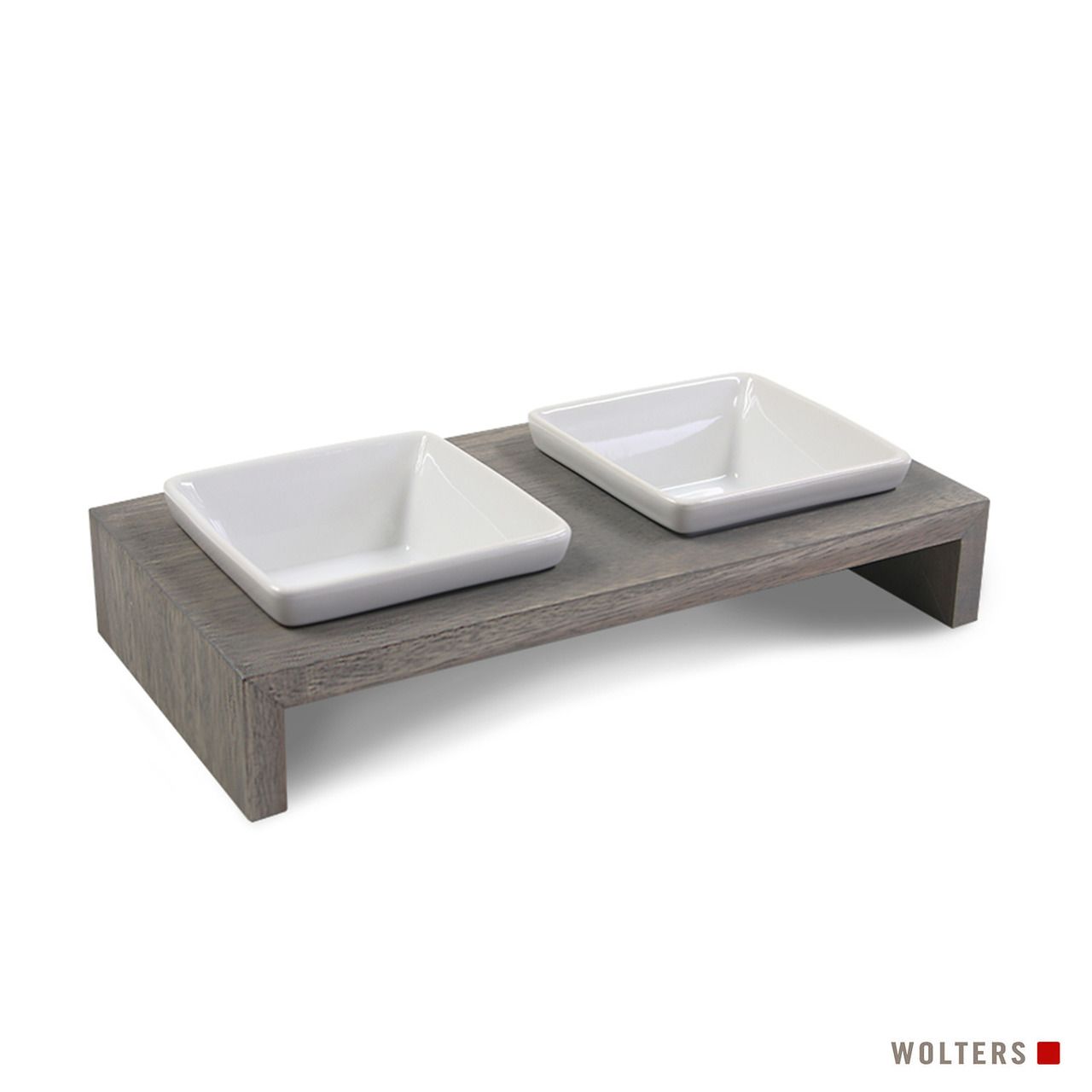 Wolters Meshidai True Doppelnapf - Grau
