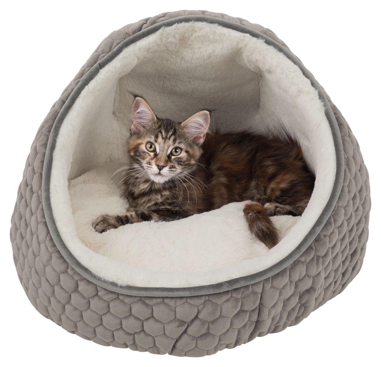 TRIXIE Kuschelhöhle Livia Ø45x33cm taupe/creme