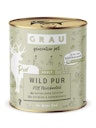 Vorschaubild grau Hund 800 Gramm Hundenassfutter