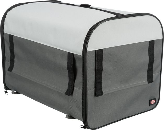 TRIXIE Hundebox Basic, dunkelgrau/hellgrau