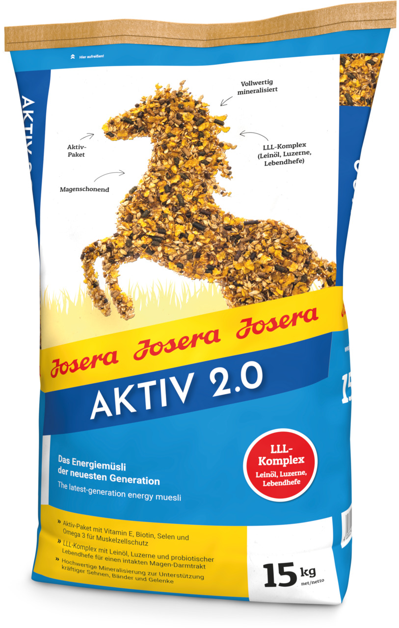 Josera Aktiv 2.0 15 Kilogramm Pferdehauptfutter