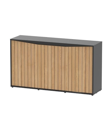 Aquatlantis Splendid Ultra 300 Schwarz/Eiche geriffelt Schrank
