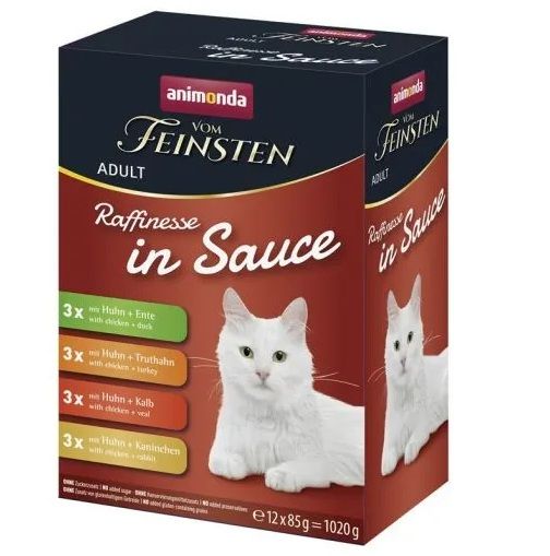 animonda Raffinesse in Sauce vom Feinsten  8x85g MP Katzennassfutter