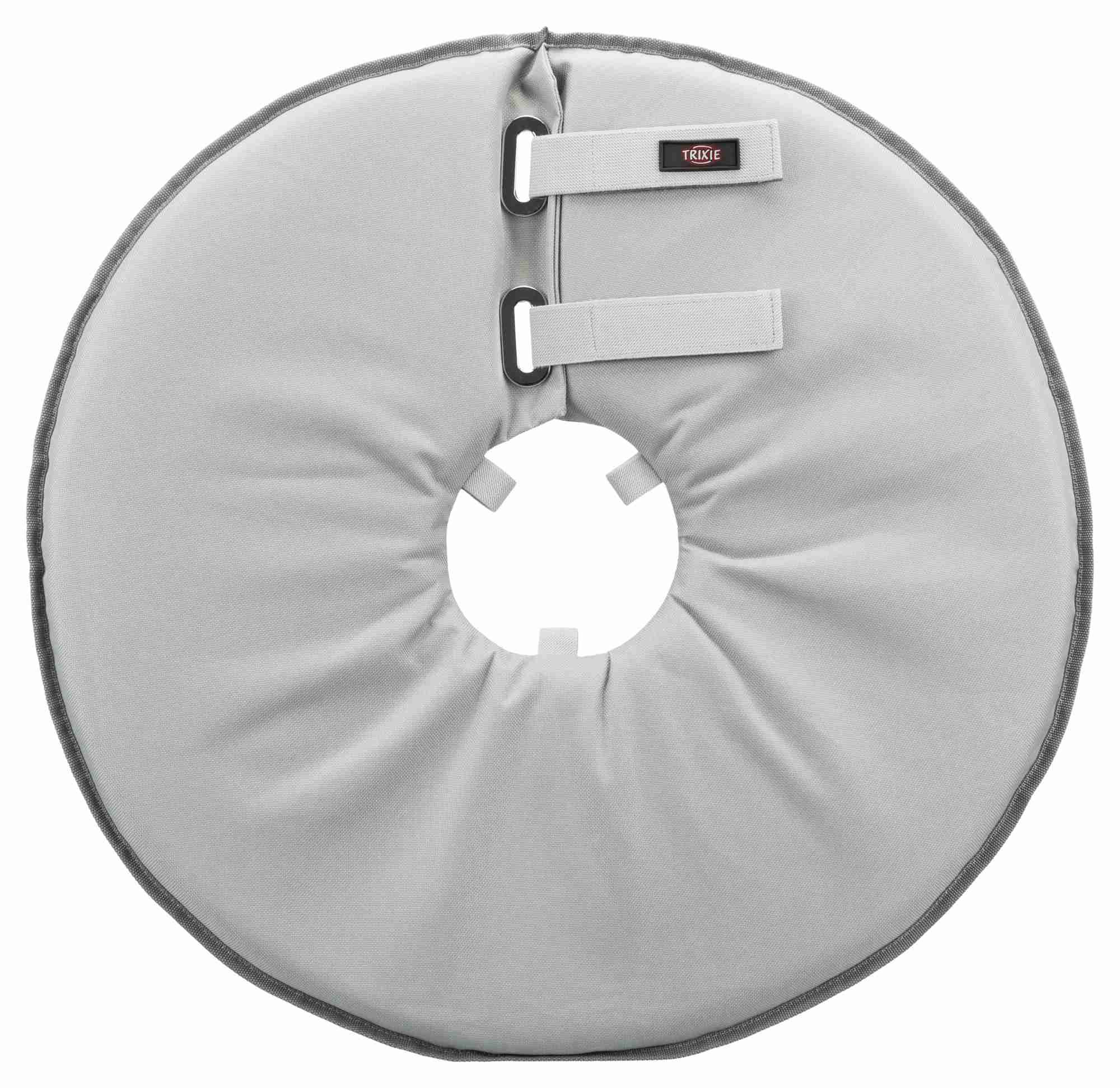 TRIXIE Schutzkragen, Polyester/Schaumstoff, grau