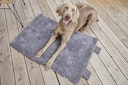 Vorschaubild WOLTERS Vagabund Reisedecke meets Cleankeeper 100 x 70 cm cool grey
