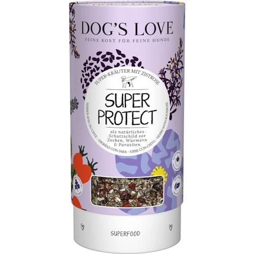 Dog's Love 90g Kräuter Snack Protect gegen Zecken & Flöhe