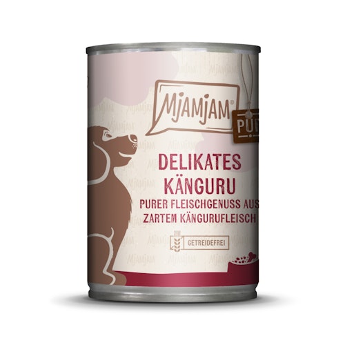 MJAMJAM Purer Fleischgenuss 400g Dose Hundenassfutter