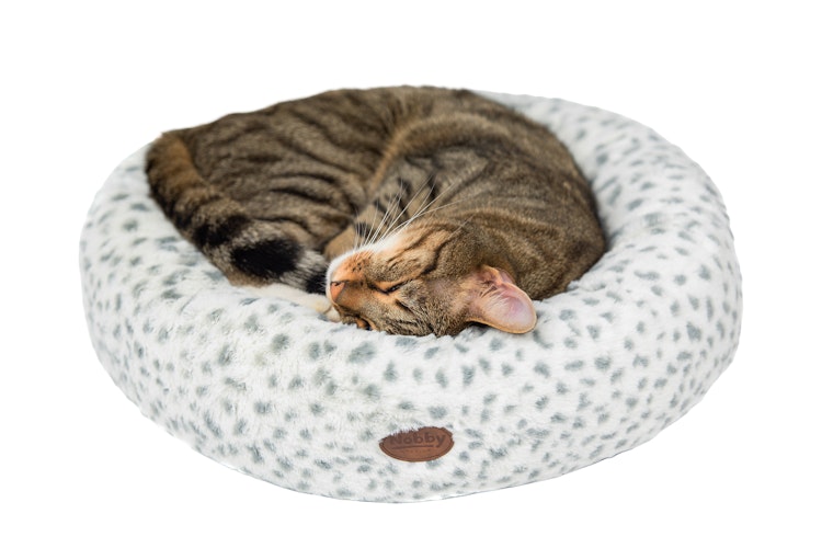 NOBBY Donut "ALANIS" leopard grau Ø 45 cm NOBBY Donut "ALANIS" leopard grau Ø 45 cm