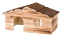 Vorschaubild TRIXIE Haus Ragna 2 Ausgänge Meerschw., Rindenholz/geflammt, 35 × 18 × 20 cm