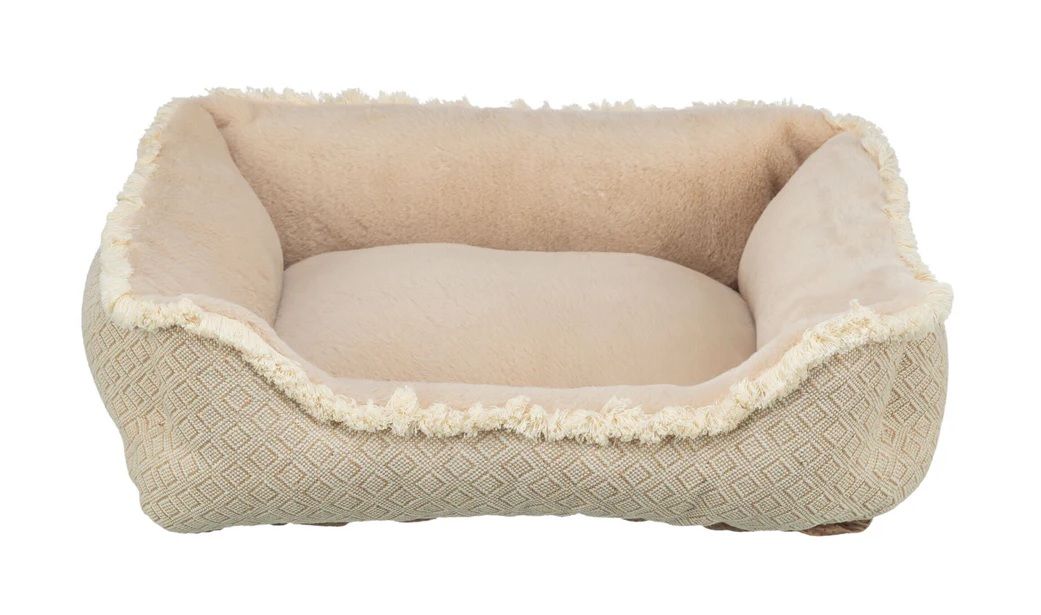 TRIXIE Bett Boho, eckig, beige