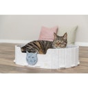 Vorschaubild Bett Emelie, Filz, oval, 50 × 42 cm, sand/grau
