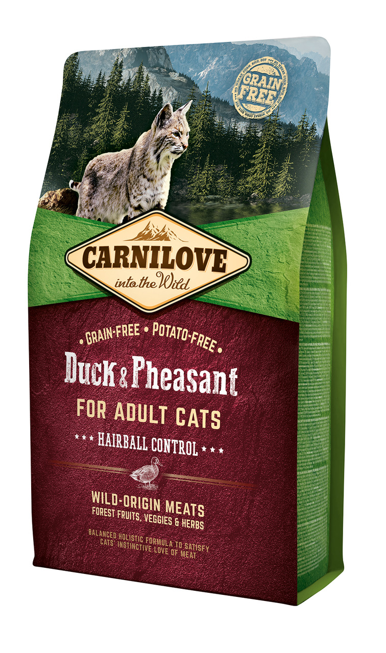 CARNILOVE Hairball Control Duck & Pheasant Katzentrockenfutter