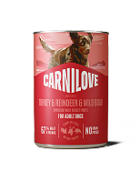 Carnilove Dog Paté 12 x 400g-Dose Hundenassfutter