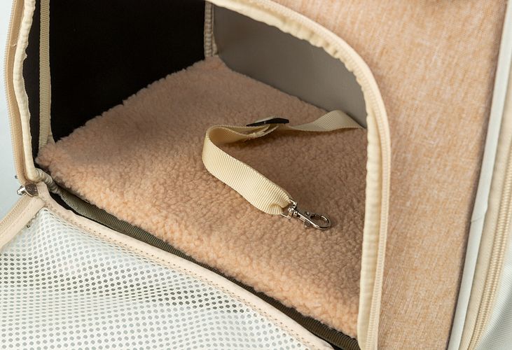 TRIXIE Rucksack Willow, 38 × 25 × 45 cm, beige/braun