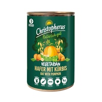 Christopherus 12 x 400g Vegetarian-Hafer mit Kürbis Hundefeuchtfutter