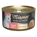 Vorschaubild Miamor Feine Filets Thun & Lachs in Sauce 85g Katzennassfutter
