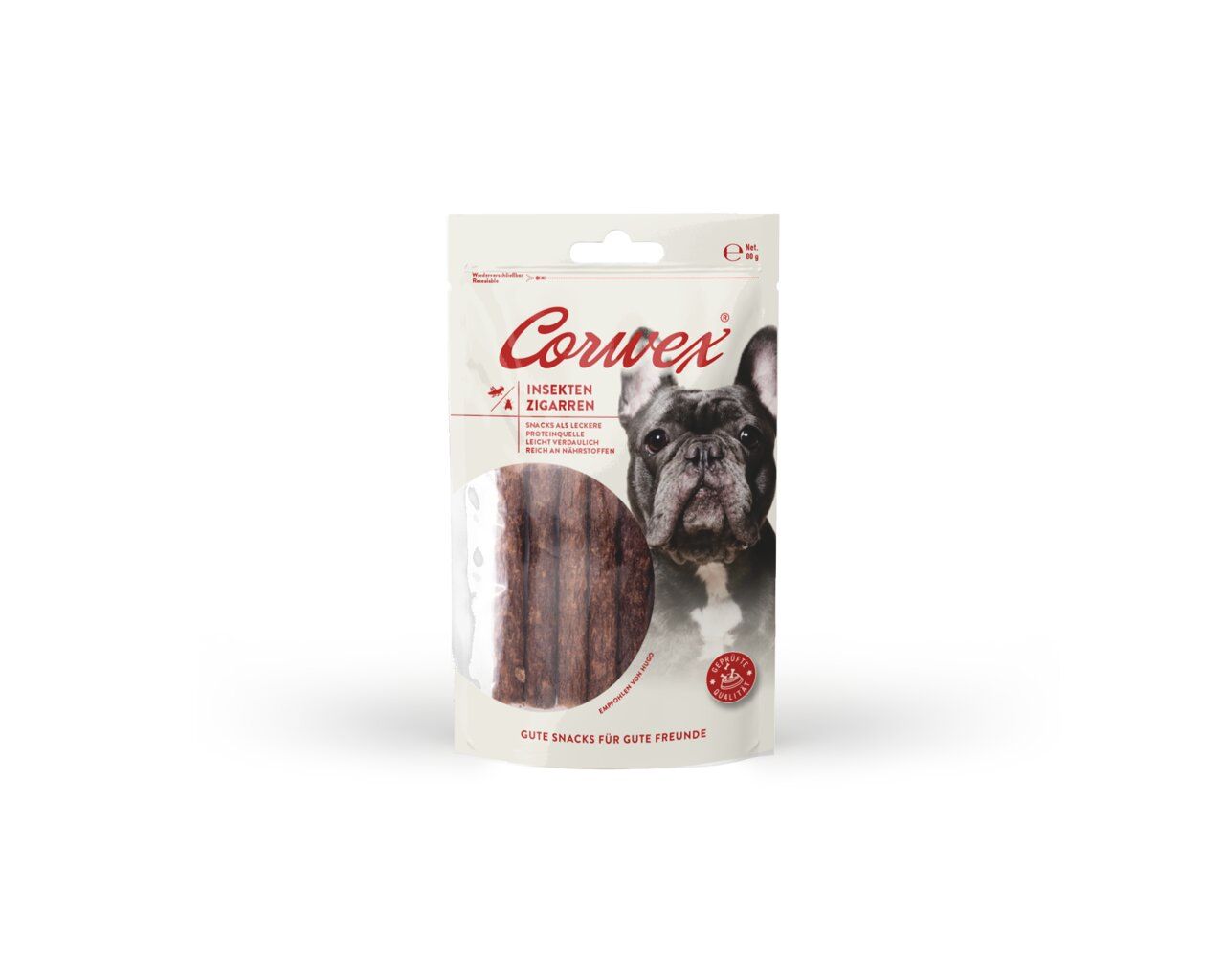Corwex Zigarre Insekten Protein 80g Hundesnack
