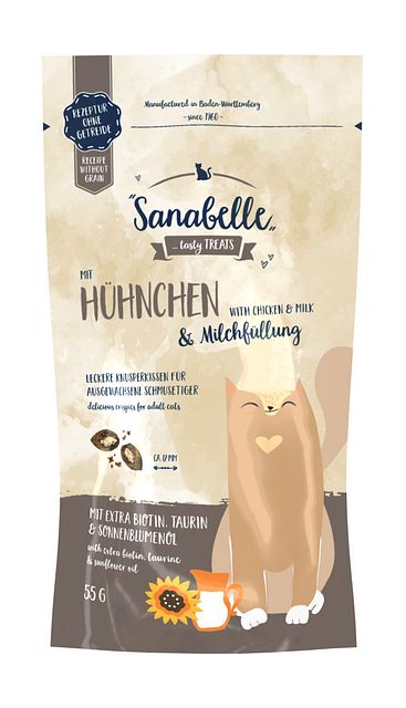 Sanabelle Knusperkissen 55g KatzensnackVorschaubild