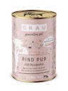 Vorschaubild grau Hund 400 Gramm Hundenassfutter