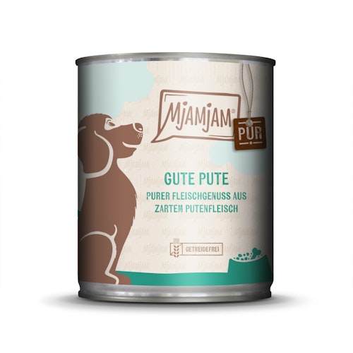MJAMJAM Purer Fleischgenuss 800g Dose Hundenassfutter