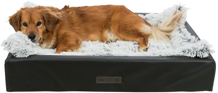 TRIXIE Liegematte Harvey, weiß-schwarz/grau