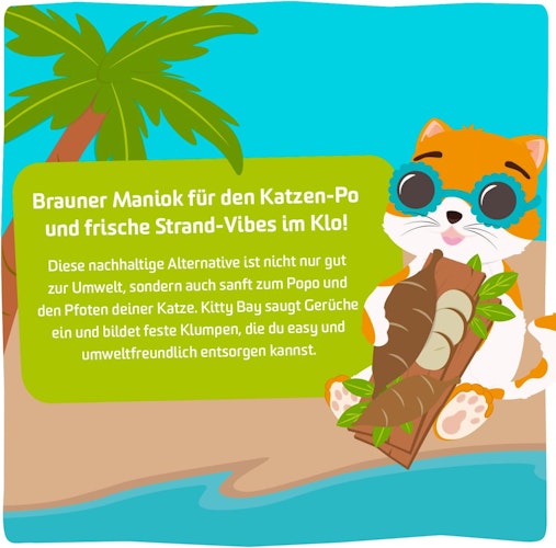 KittyBay Meow Tai Maniokmehl braun