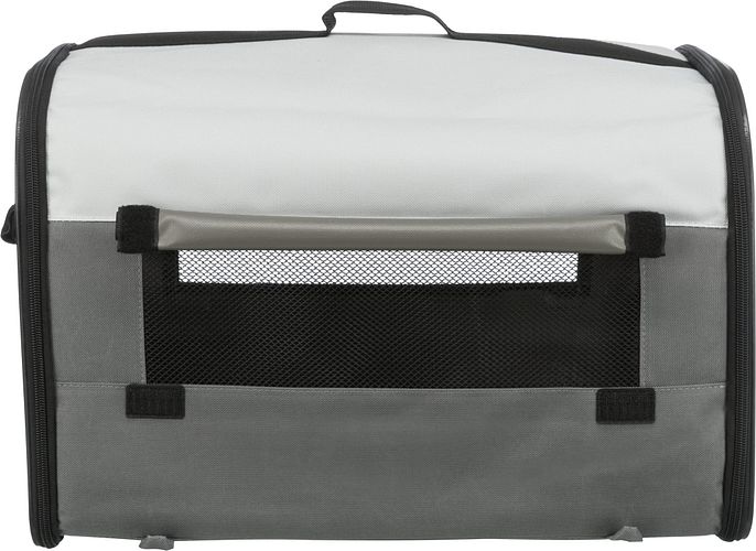 TRIXIE Hundebox Basic, dunkelgrau/hellgrau