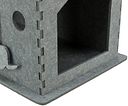 Vorschaubild TRIXIE Höhle Lene, Filz, 54 × 30 × 35 cm, grau