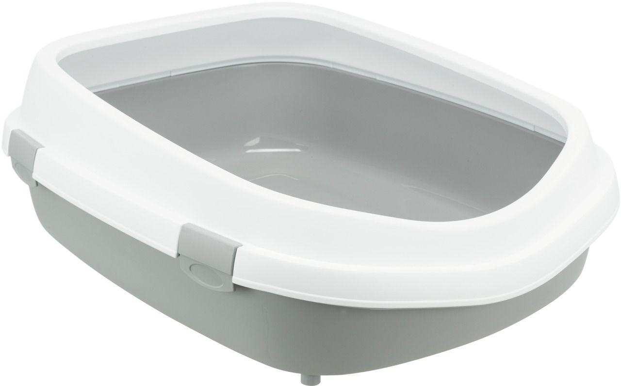 TRIXIE Primo XXL 56 x 25 Centimeter grau/weiß Katzentoilette