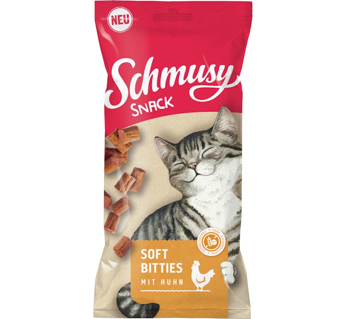SCHMUSY Soft Bitties 60 Gramm KatzensnackVorschaubild