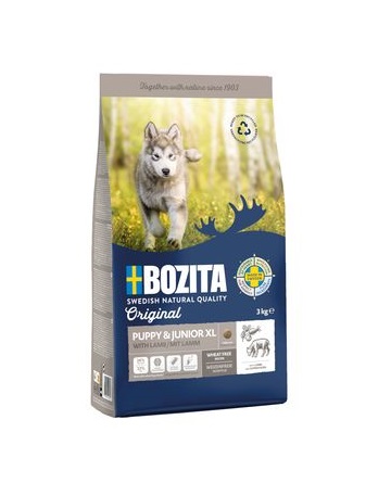 Bozita 3kg Original Pup&Junior Lamb XL