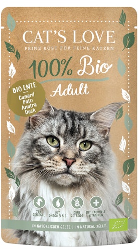 Cat's Love Adult Bio 100 Gramm Katzennassfutter
