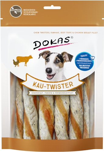 DOKAS Kau-Twister 200 Gramm Hundesnacks