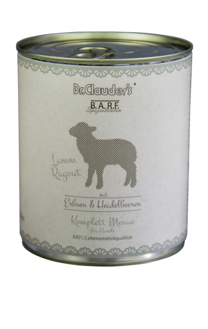Dr. Clauder's BARF Komplett Menü 800g Dosen HundenassfutterVorschaubild