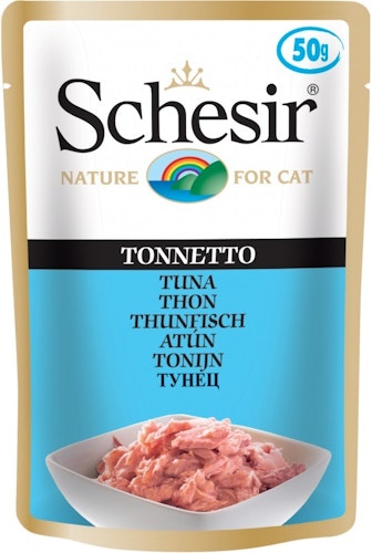 Schesir 30 x 50g Beutel Katzennassfutter