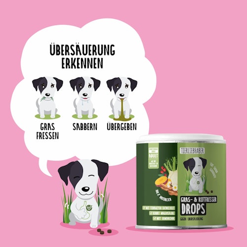 Tierliebhaber Gras- & Kotfresser Drops