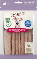 DOKAS 70 Gramm Hundesnacks Kaninchenfleisch getrocknet
