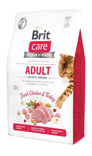 Brit Care Fresh Chicken&Turkey getreidefrei Activity Katzentrockenfutter