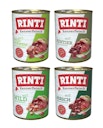 Vorschaubild RINTI Kennerfleisch 24 x 400g Mixpaket (Wild,Hirsch,Rentier,Wildschwein)  Hundenassfutter