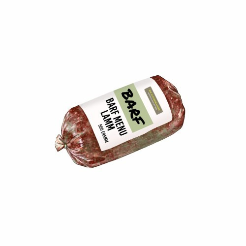 Die Futtermacher Barf Menü Lamm Spezialfutter / Frostfutter für Hunde