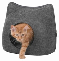 TRIXIE Höhle Cat, Filz, 38 × 35 × 37 cm, anthrazit