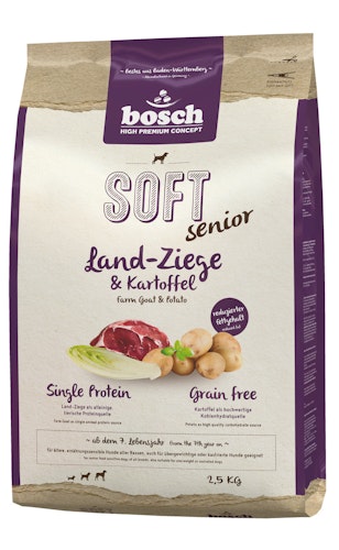 bosch SOFT senior Land-Ziege & Kartoffel Hundetrockenfutter