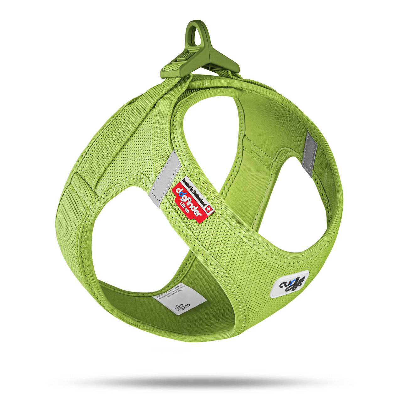 curli Clasp AirMesh Geschirr lime Hundegeschirr