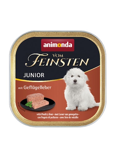 animonda Vom Feinsten Junior 150g Schale Hundenassfutter