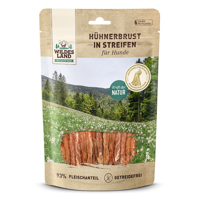 Wildes Land Hühnerbrust Hunde SnackVorschaubild